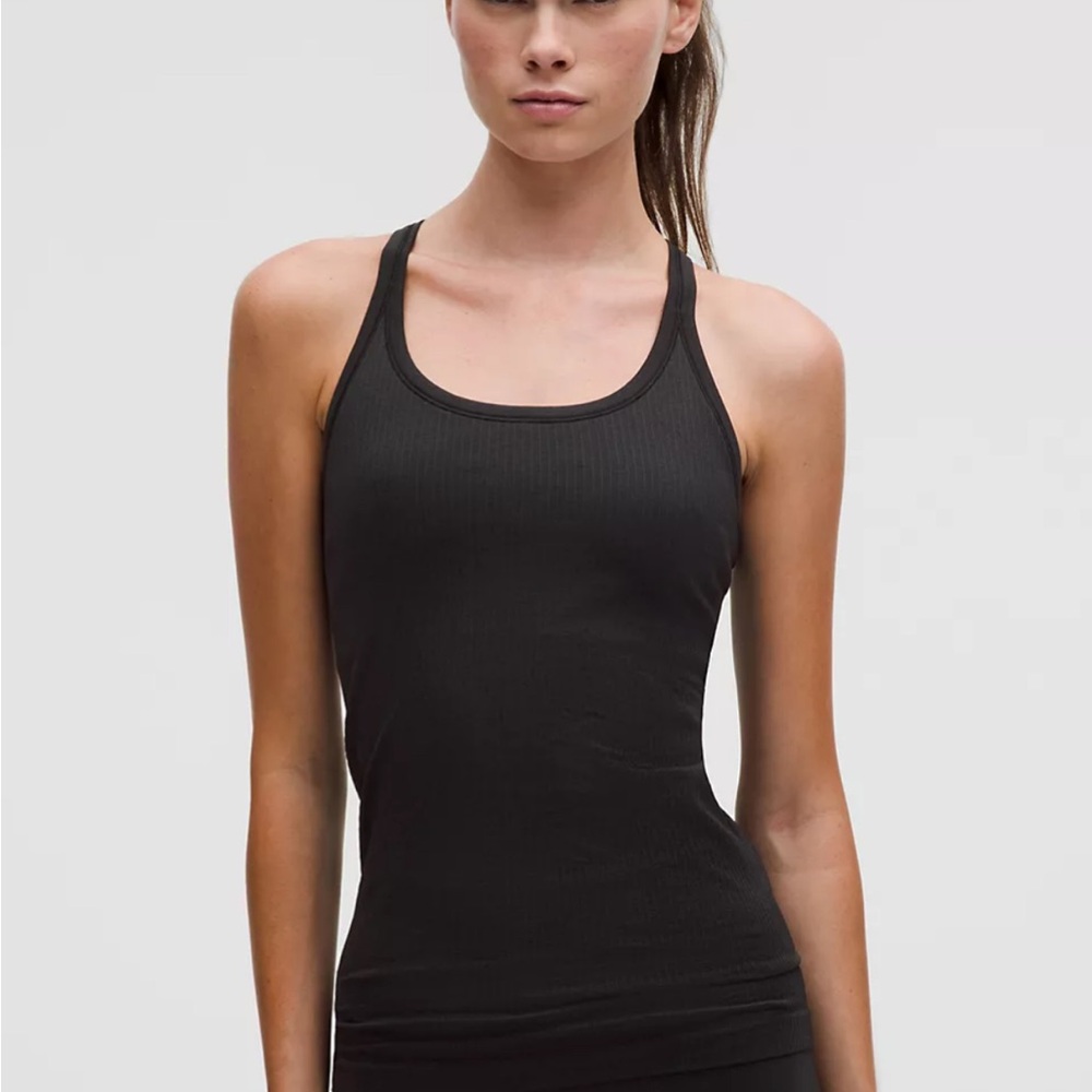 Black Lululemon Eb to street tank